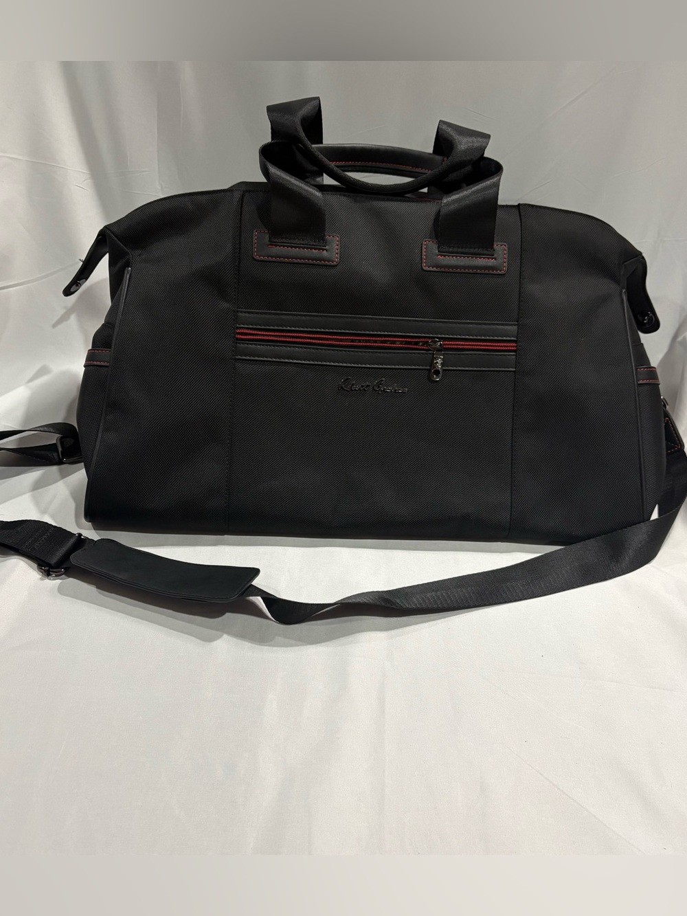 Robert Graham Leclerc II Weekender Bag Shoulder Strap Black NWOT $498